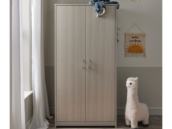 Babymore Caro Wardrobe - Grey Wash