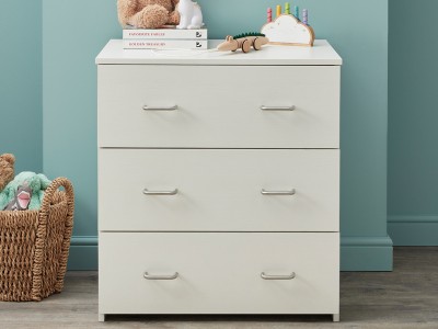 Babymore Caro Chest Changer - White Wash