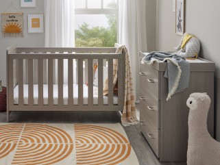 Babymore Caro 2 Piece Room Set - Grey Wash 2