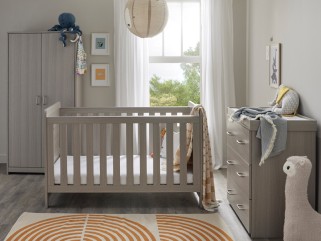 Babymore Caro 3 Piece Room Set - Grey Wash 2