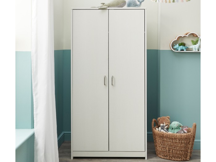 Babymore Caro 3 Piece Room Set - White Wash