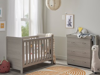 Babymore Caro Mini 2 Piece Room Set - Grey Wash