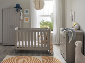 Babymore Caro Mini 3 Piece Room Set - Grey Wash 2