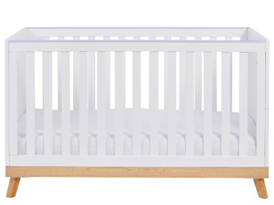 Babymore Mona Cot Bed - White