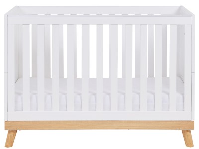 Babymore Mona Mini Cot Bed - White