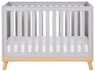Babymore Mona Mini Cot Bed - Grey
