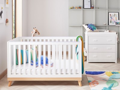 Babymore Mona 2 Piece Room Set - White