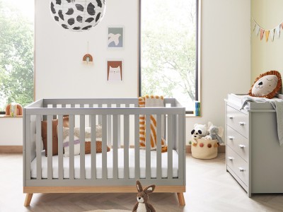 Babymore Mona 2 Piece Room Set - Grey