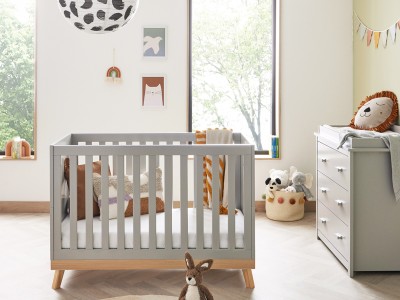 Babymore Mona Mini 2 Piece Room Set - Grey