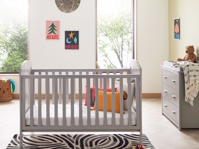 Babymore Aston 2 Piece Room Set - Grey