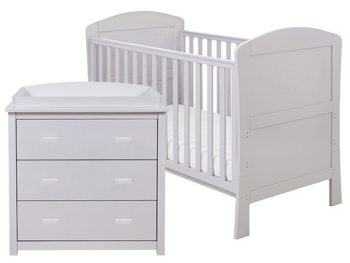 Babymore Aston 2 Piece Room Set - Grey
