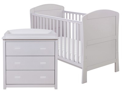 Babymore Aston 2 Piece Room Set - Grey