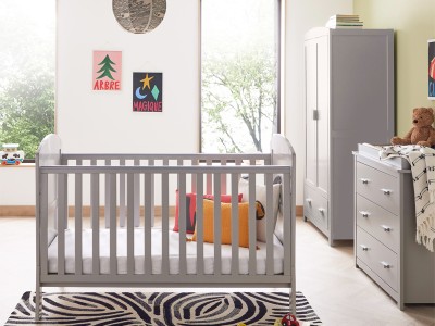 Babymore Aston 3 Piece Room Set - Grey