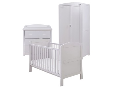 Babymore Aston 3 Piece Room Set - Grey