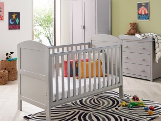 Babymore Aston 3 Piece Room Set - Grey 2