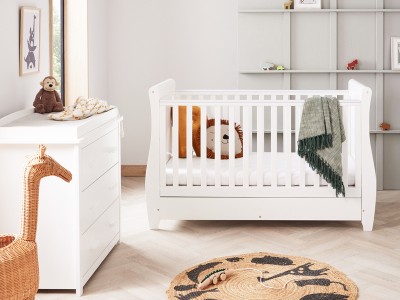 Babymore Stella 2 Piece Room Set - White