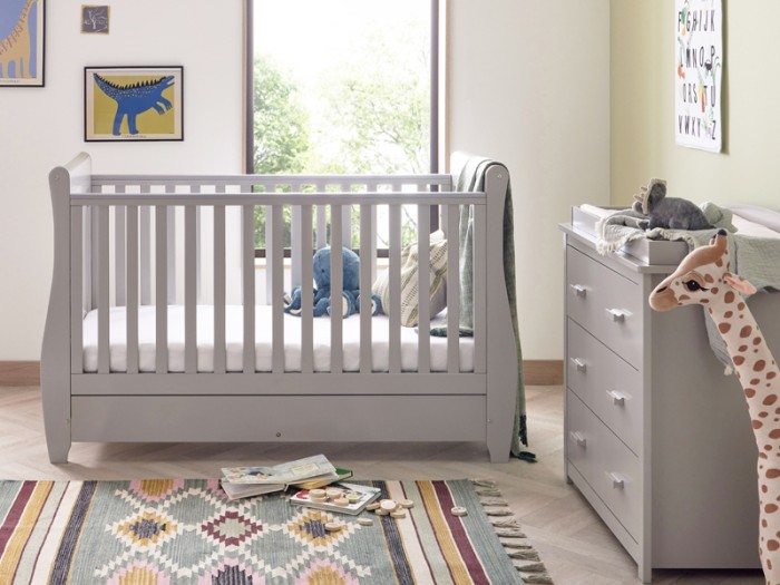 Babymore Stella 2 Piece Room Set - Grey