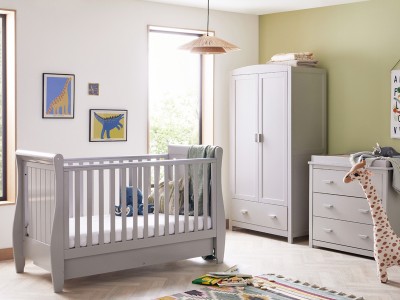 Babymore Stella 3 Piece Room Set - Grey