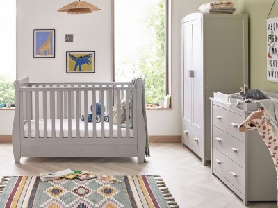 Babymore Stella 3 Piece Room Set - Grey