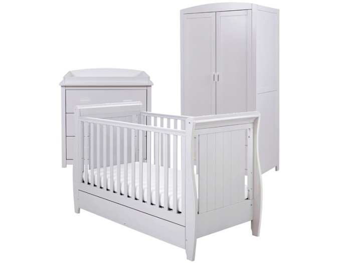 Babymore Stella 3 Piece Room Set - Grey