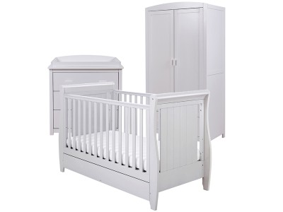 Babymore Stella 3 Piece Room Set - Grey