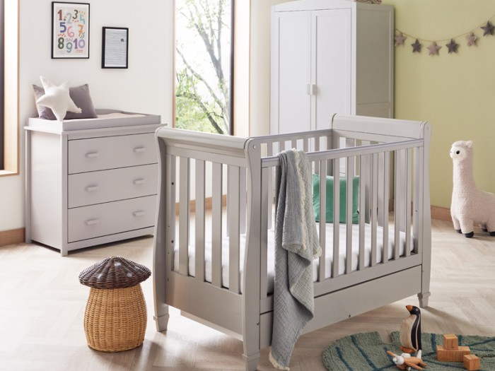 Babymore Eva 3 Piece Room Set - Grey