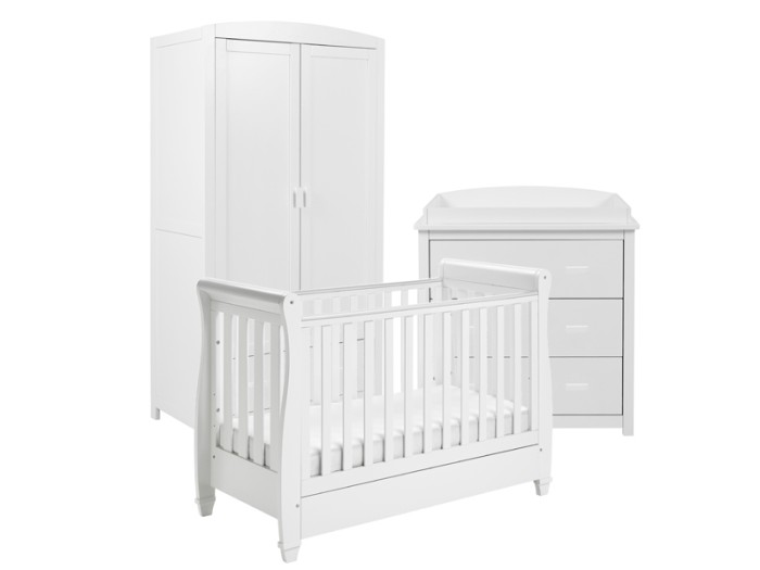 Babymore Eva 3 Piece Room Set - White