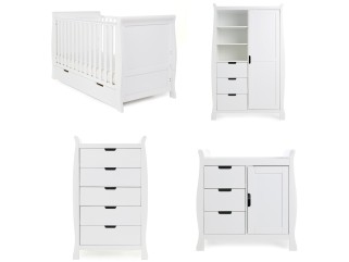 Obaby Stamford Classic 4 Piece Room Set - White 2