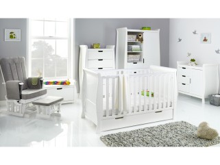 Obaby Stamford Classic 5 Piece Room Set - White