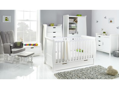 Obaby Stamford Classic 5 Piece Room Set - White