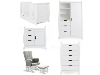Obaby Stamford Classic 5 Piece Room Set - White 2