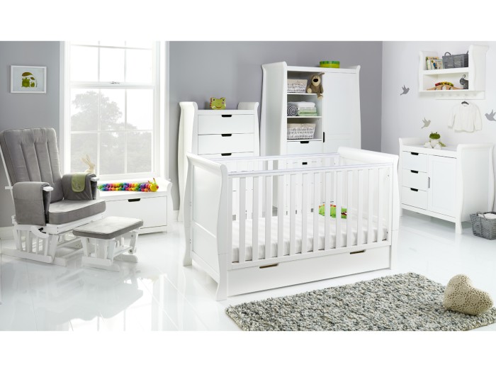 Obaby Stamford Classic 7 Piece Room Set - White
