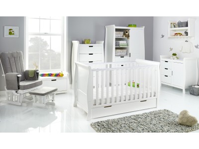 Obaby Stamford Classic 7 Piece Room Set - White