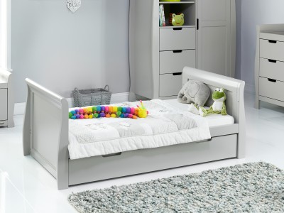 Obaby Stamford Classic Sleigh 2 Piece Room Set - Warm Grey