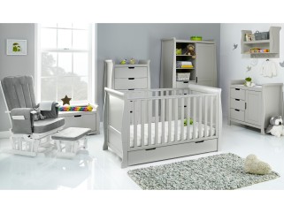 Obaby Stamford Classic 7 Piece Room Set - Warm Grey