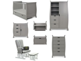 Obaby Stamford Classic 7 Piece Room Set - Taupe Grey 2