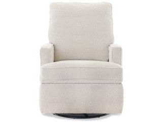 Obaby Madison Swivel Glider Recliner Chair - Bouclé Style 2