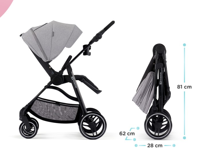 Kinderkraft Vesto pushchair - Grey