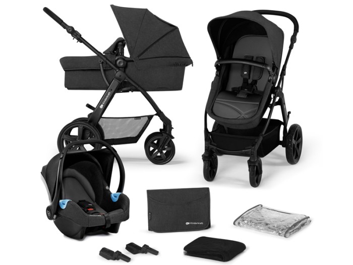Kinderkraft Moov ct 3in1 Travel - System Black