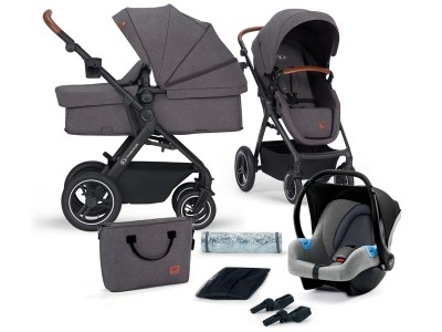 Kinderkraft B-TOUR 3in1 travel system - Dark Grey