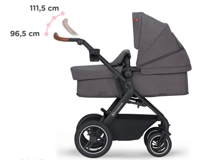 Kinderkraft B-TOUR 3in1 travel system - Dark Grey