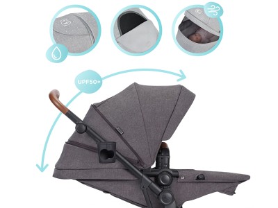 Kinderkraft B-TOUR 3in1 travel system - Dark Grey