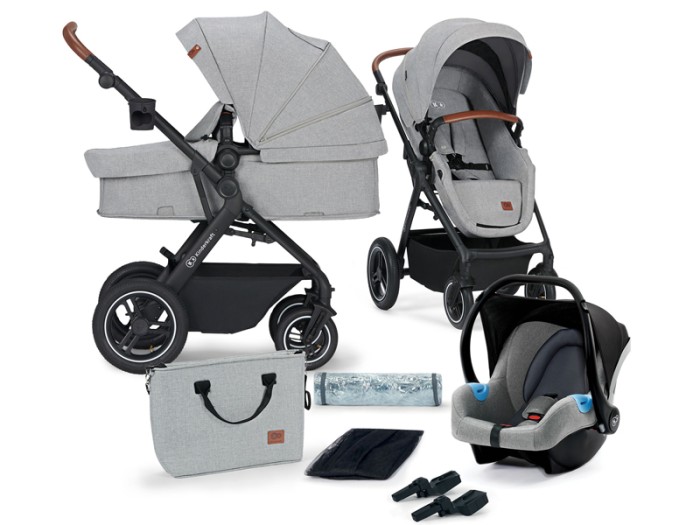 Kinderkraft B-TOUR 3in1 travel system - Light Grey