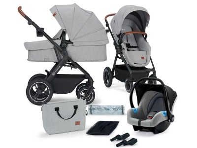 Kinderkraft B-TOUR 3in1 travel system - Light Grey