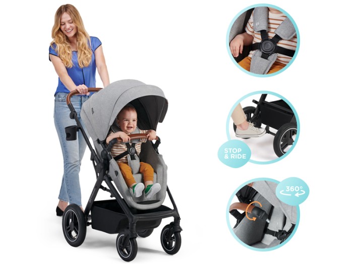 Kinderkraft B-TOUR 3in1 travel system - Light Grey