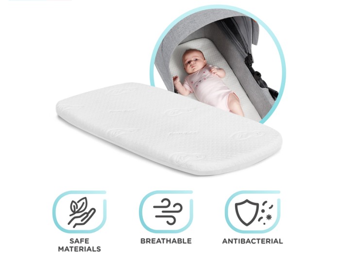 Kinderkraft B-TOUR 3in1 travel system - Light Grey