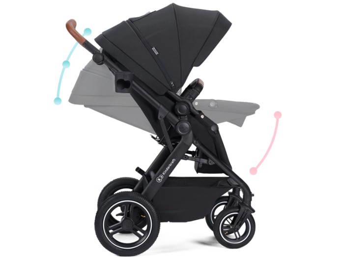 Kinderkraft B-TOUR 3in1 travel system - System Black