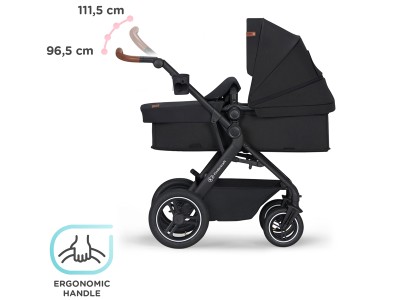 Kinderkraft B-TOUR 3in1 travel system - System Black