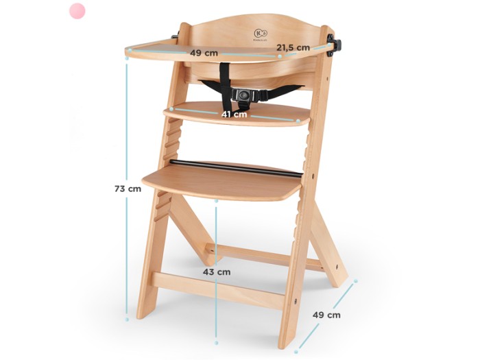 Kinderkraft Enock High chair - Wooden