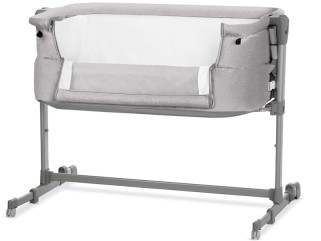Kinderkraft Neste Up Bedside Baby cot  - Light Grey 2